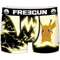 FREEGUN Bóxer para Hombre Pokemon Pikachu